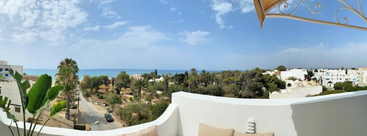 Roof Top Pied Dans L'Eau Panoramic View, 80 Meters From Seaside Hammamet Dış mekan fotoğraf