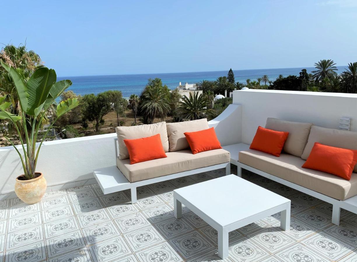 Roof Top Pied Dans L'Eau Panoramic View, 80 Meters From Seaside Hammamet Dış mekan fotoğraf