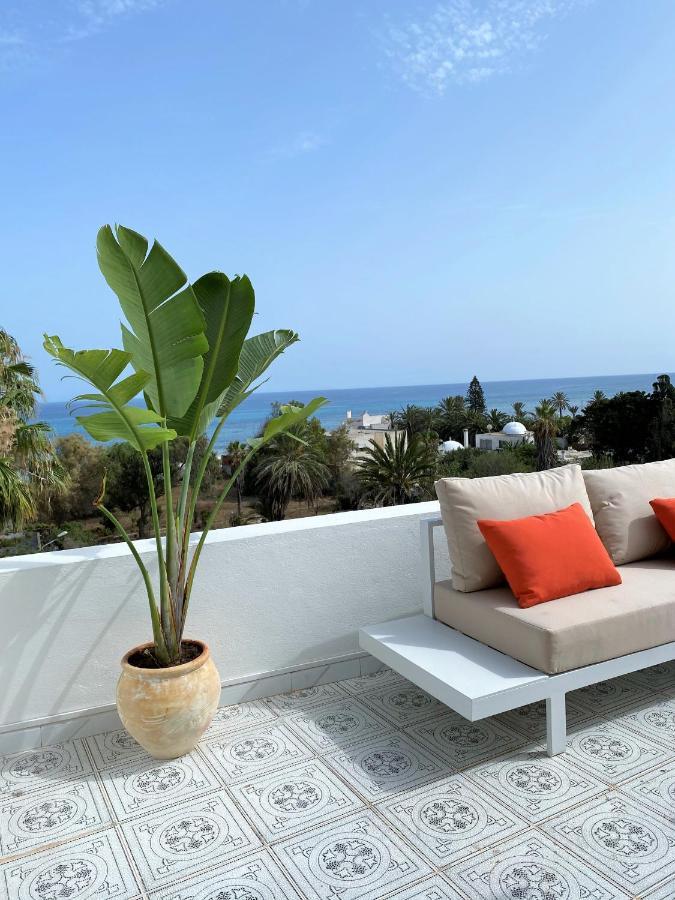 Roof Top Pied Dans L'Eau Panoramic View, 80 Meters From Seaside Hammamet Dış mekan fotoğraf